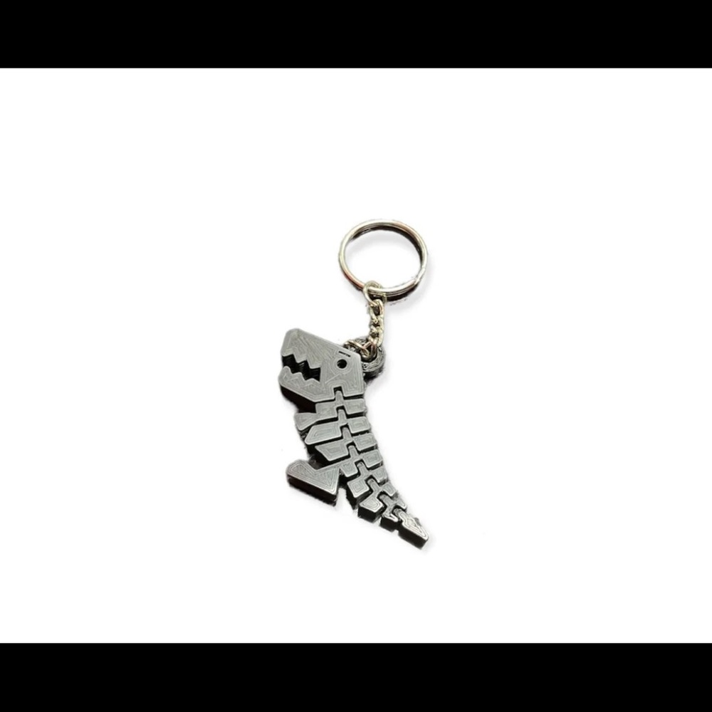Flexi Rex 3D printed keychain